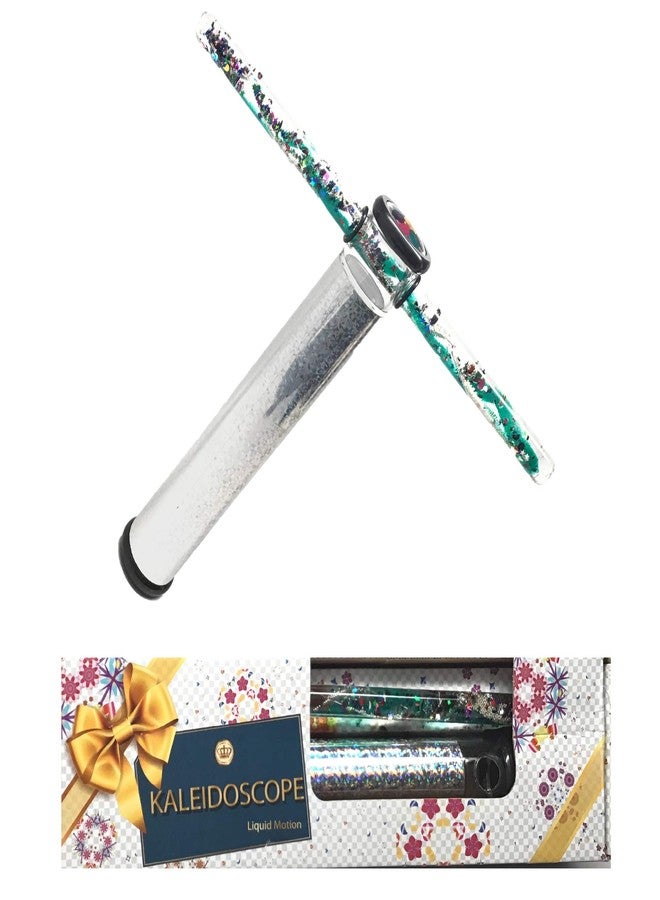 Star Magic Continuous Movement Kaleidoscope,Liquid Motion Glitter Filled Wand Kaleidoscope (9 Inch) in A Gift Box - Image 5